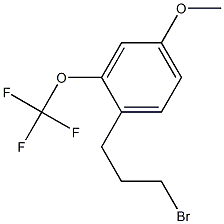 1-(3-bromopropyl)-4-methoxy-2-(trifluoromethoxy)benzene Structure