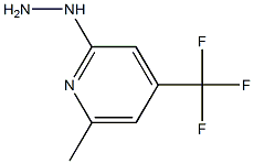 1-(4-(trifluoromethyl)-6-methylpyridin-2-yl)hydrazine 구조식 이미지