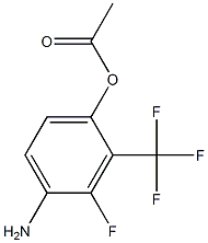 1-(4-Amino-3-fluoro-2-trifluoromethyl-phenyl)-acetic acid Structure