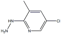 1-(5-chloro-3-methylpyridin-2-yl)hydrazine Structure