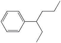 1-(hexan-3-yl)benzene 구조식 이미지