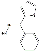 1-(phenyl(thiophen-2-yl)methyl)hydrazine 구조식 이미지