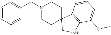 1'-benzyl-7-methoxyspiro[indoline-3,4'-piperidine] Structure