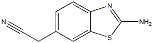 2-(2-aminobenzo[d]thiazol-6-yl)acetonitrile 구조식 이미지