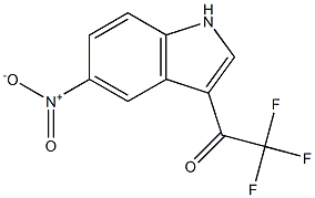 2,2,2-trifluoro-1-(5-nitro-1H-indol-3-yl)ethanone 구조식 이미지