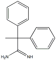 2,2-diphenylpropanamidine 구조식 이미지