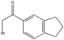 2-bromo-1-(2,3-dihydro-1H-inden-6-yl)ethanone Structure