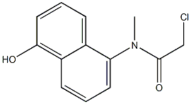 2-chloro-N-(1-hydroxynaphthalen-5-yl)-N-methylacetamide Structure