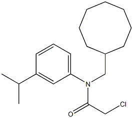 2-choro-N-(cyclooctylmethyl)-N-(3-isopropylphenyl)acetamide Structure