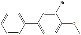 2-methoxy-5-phenyl-phenylbromide 구조식 이미지