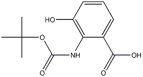 2-t-BOC-amino-3-hydroxybenzoic acid Structure