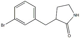 3-(3-bromobenzyl)pyrrolidin-2-one 구조식 이미지