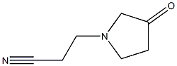 3-(3-oxopyrrolidin-1-yl)propanenitrile 구조식 이미지