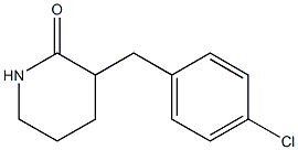 3-(4-chlorobenzyl)piperidin-2-one Structure