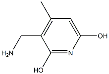 3-(aminomethyl)-4-methylpyridine-2,6-diol Structure