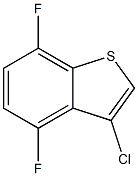 3-chloro-4,7-difluorobenzo[b]thiophene 구조식 이미지