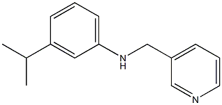 3-isopropyl-N-((pyridin-3-yl)methyl)benzenamine Structure