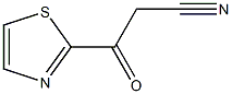 3-oxo-3-(thiazol-2-yl)propanenitrile 구조식 이미지