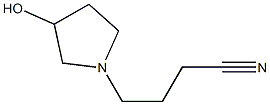 4-(3-hydroxypyrrolidin-1-yl)butanenitrile Structure