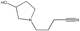 4-(3-hydroxypyrrolidin-1-yl)butanenitrile 구조식 이미지