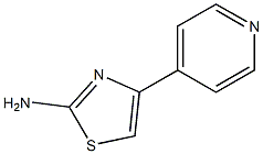 4-(Pyridin-4-yl)thiazol-2-amine Structure