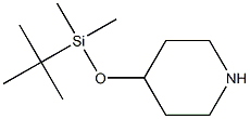 4-(tert-butyl-dimethyl-silyloxyl)piperidine Structure