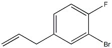 4-allyl-2-bromo-1-fluorobenzene Structure