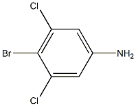 4-bromo-3,5-dichlorobenzenamine Structure