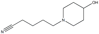 5-(4-hydroxypiperidin-1-yl)pentanenitrile 구조식 이미지