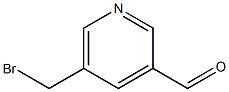 5-(bromomethyl)pyridine-3-carbaldehyde Structure