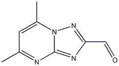 5,7-dimethyl-[1,2,4]triazolo[1,5-a]pyrimidine-2-carbaldehyde Structure