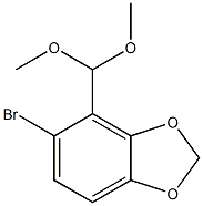 5-bromo-4-(dimethoxymethyl)benzo[d][1,3]dioxole Structure