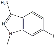 6-iodo-1-methyl-1H-indazol-3-amine Structure