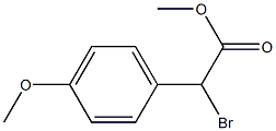 Bromo-(4-methoxy-phenyl)-acetic acid methyl ester Structure