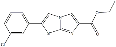 ethyl 2-(3-chlorophenyl)imidazo[2,1-b]thiazole-6-carboxylate Structure