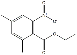 ethyl 2,4-dimethyl-6-nitrobenzoate Structure