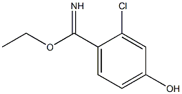 ethyl 2-chloro-4-hydroxybenzylimidate Structure