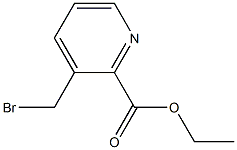 ethyl 3-(bromomethyl)pyridine-2-carboxylate 구조식 이미지