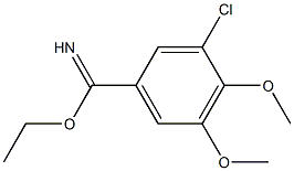 ethyl 3-chloro-4,5-dimethoxybenzoimidate Structure