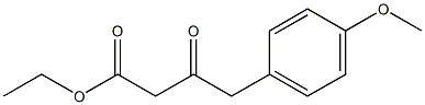 ethyl 4-(4-methoxyphenyl)-3-oxobutanoate 구조식 이미지