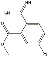 methyl 2-amidino-5-chlorobenzoate Structure