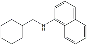 N-(cyclohexylmethyl)naphthalen-1-amine 구조식 이미지