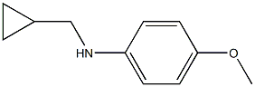 N-(cyclopropylmethyl)-4-methoxybenzenamine Structure