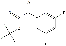 tert-butyl 2-bromo-2-(3,5-difluorophenyl)acetate 구조식 이미지