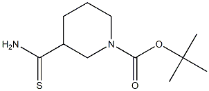 tert-butyl 3-carbamothioylpiperidine-1-carboxylate Structure