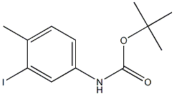 tert-butyl 3-iodo-4-methylphenylcarbamate Structure