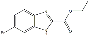 ethyl 6-bromobenzimidazole-2-carboxylate 구조식 이미지