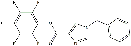 Perfluorophenyl 1-Benzyl-1H-Imidazole-4-Carboxylate Structure