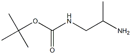 Tert-Butyl 2-Aminopropylcarbamate 구조식 이미지