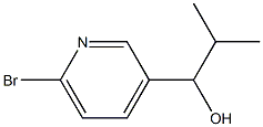1-(6-bromopyridin-3-yl)-2-methylpropan-1-ol Structure